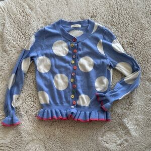 Matilda Jane Blue Cardigan with Colorful Buttons
